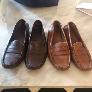 2 pairs of Tod’s loafers
